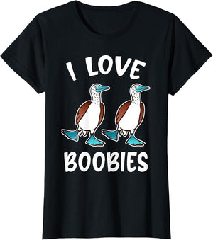 Funny I Love Boobies Gift Design for Birdwatchers