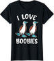 Funny I Love Boobies Gift Design for Birdwatchers