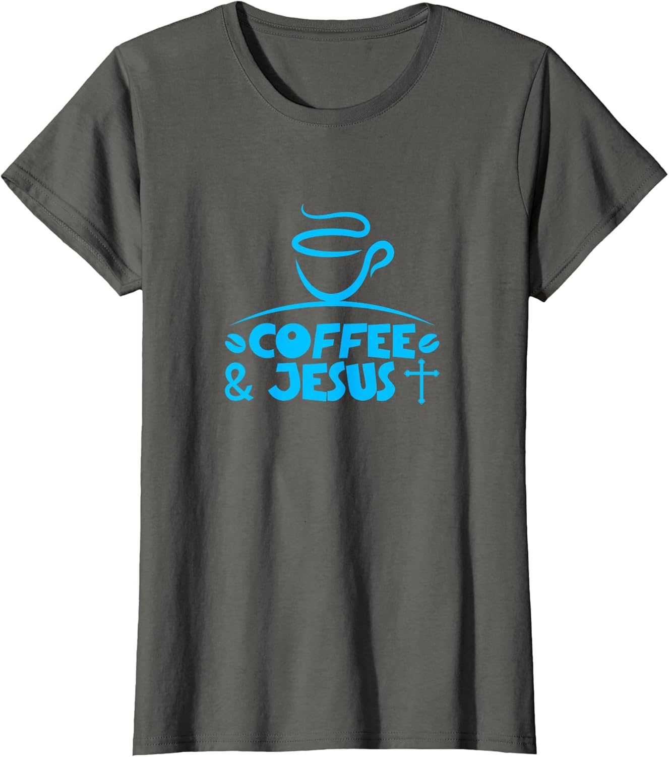 Coffee & Jesus with Cross and Coffee Beans