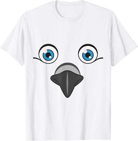 Funny Dove Animal Face Lazy Halloween Costume