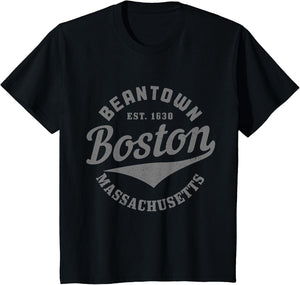Boston Massachusetts Beantown Est. 1630 Pride Vintage