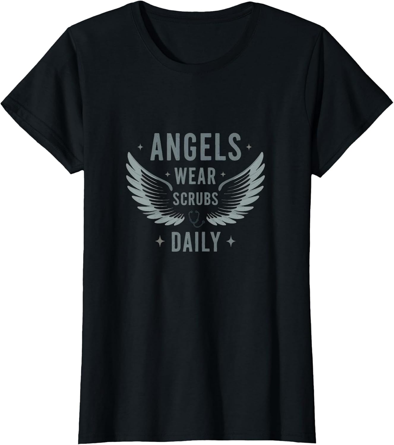 Angels Wear Scrubs Daily Nurse Design