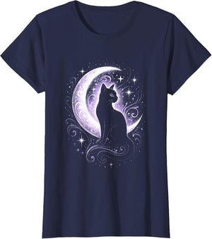 Witchy Moon Cat Witch Aesthetic Pastel Goth