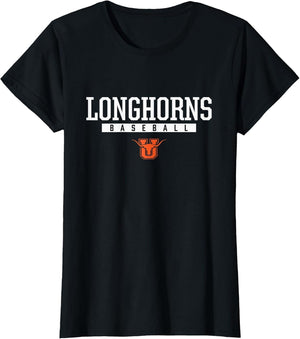 United Longhorns Logo Baseball HS