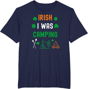 Camping St Patrick's Day Funny Irish Shamrock Outdoors