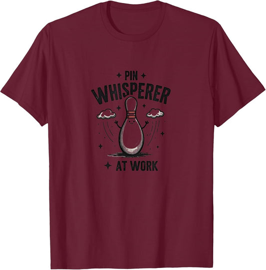 Pin Whisperer at Work Funny Bowling Design