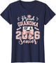 Senior 2026 Class of 26 Coquette Pink Bow Graduation Grandma