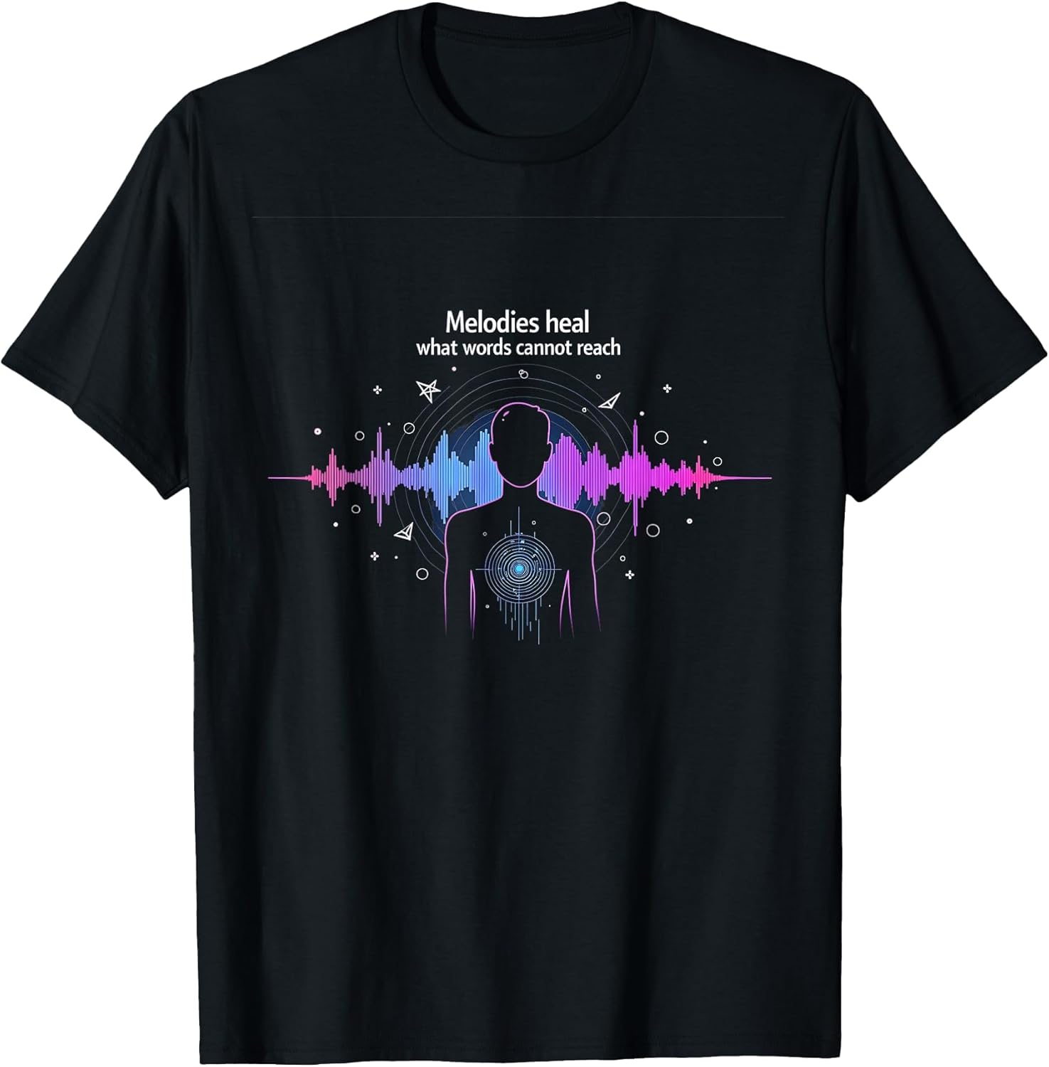 Melodies Heal Rave Festival Music Quote Party Top