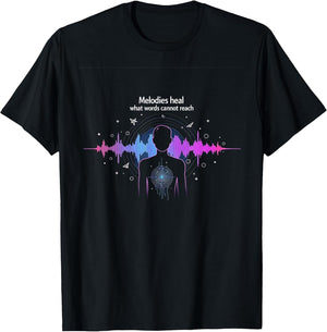 Melodies Heal Rave Festival Music Quote Party Top