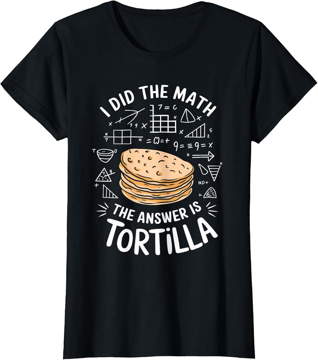 Food Lovers I Did The Math Answer is Tortilla