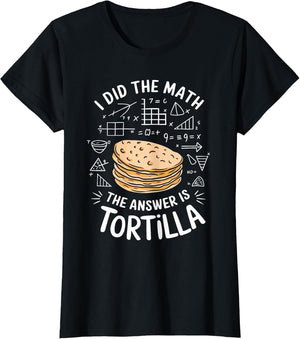 Food Lovers I Did The Math Answer is Tortilla