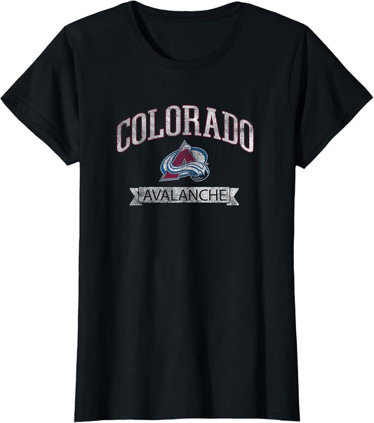 Colorado Avalanche Vintage Hockey Black Officially Licensed