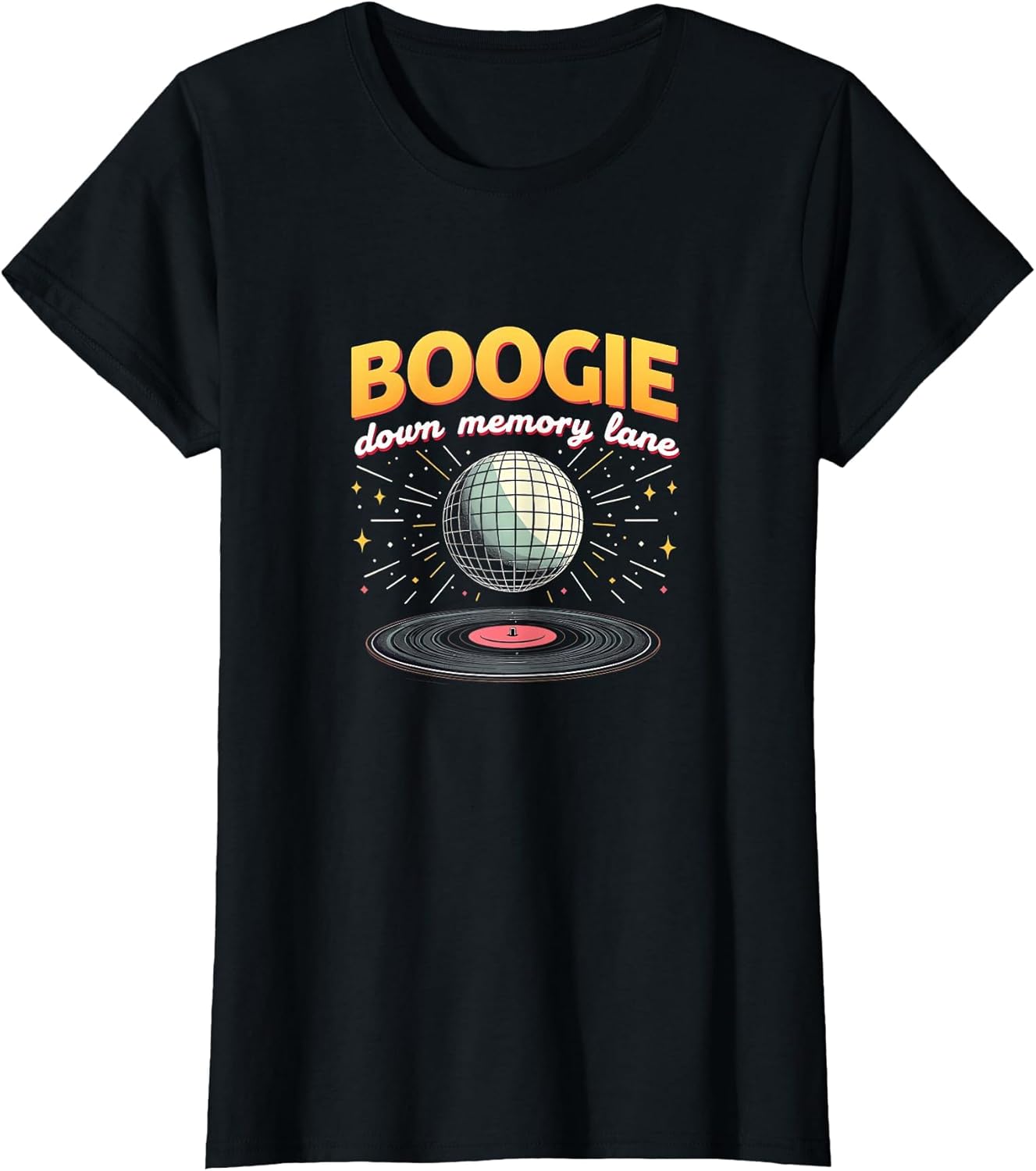 Boogie Down Memory Lane Disco Retro Design