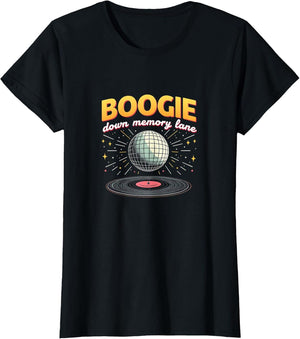 Boogie Down Memory Lane Disco Retro Design