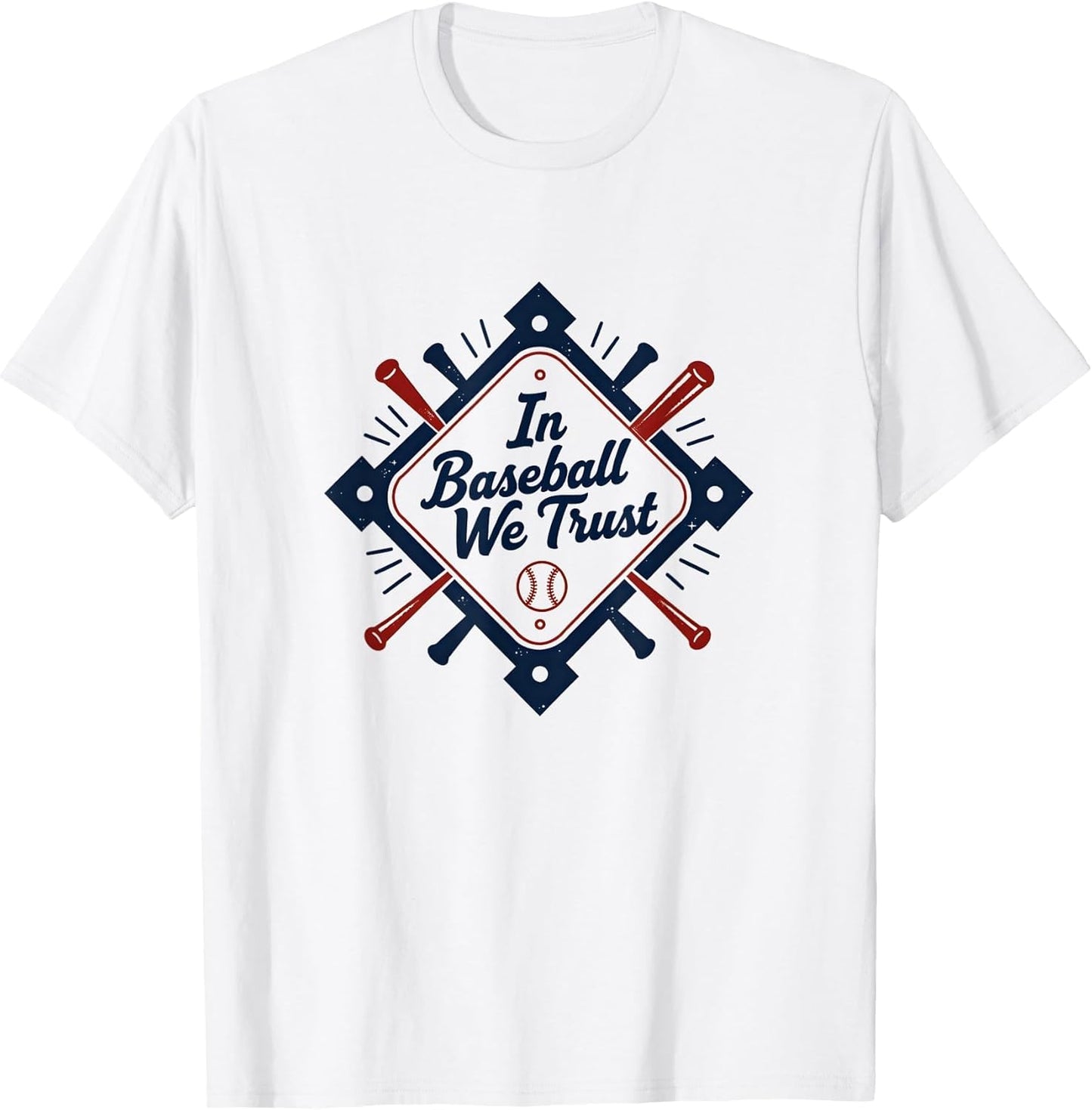 Baseball Shirt - in Baseball We Trust Fan Graphic