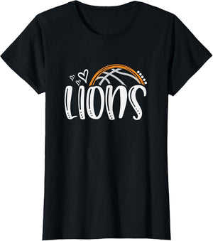 Basketball Lions School Sports Fan Team Spirit