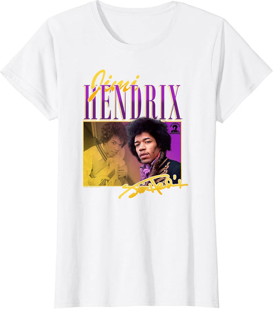 Jimi Hendrix 90's Throwback Collage Vintage Band