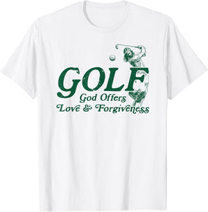Jesus Golf Sport God Offer Love and Forgiveness Funny Golf