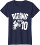 Riding Into 10 Funny Dirt Bike Tenth Birthday Biker Apparel