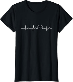 Cat Heartbeat Shirt Love Cats