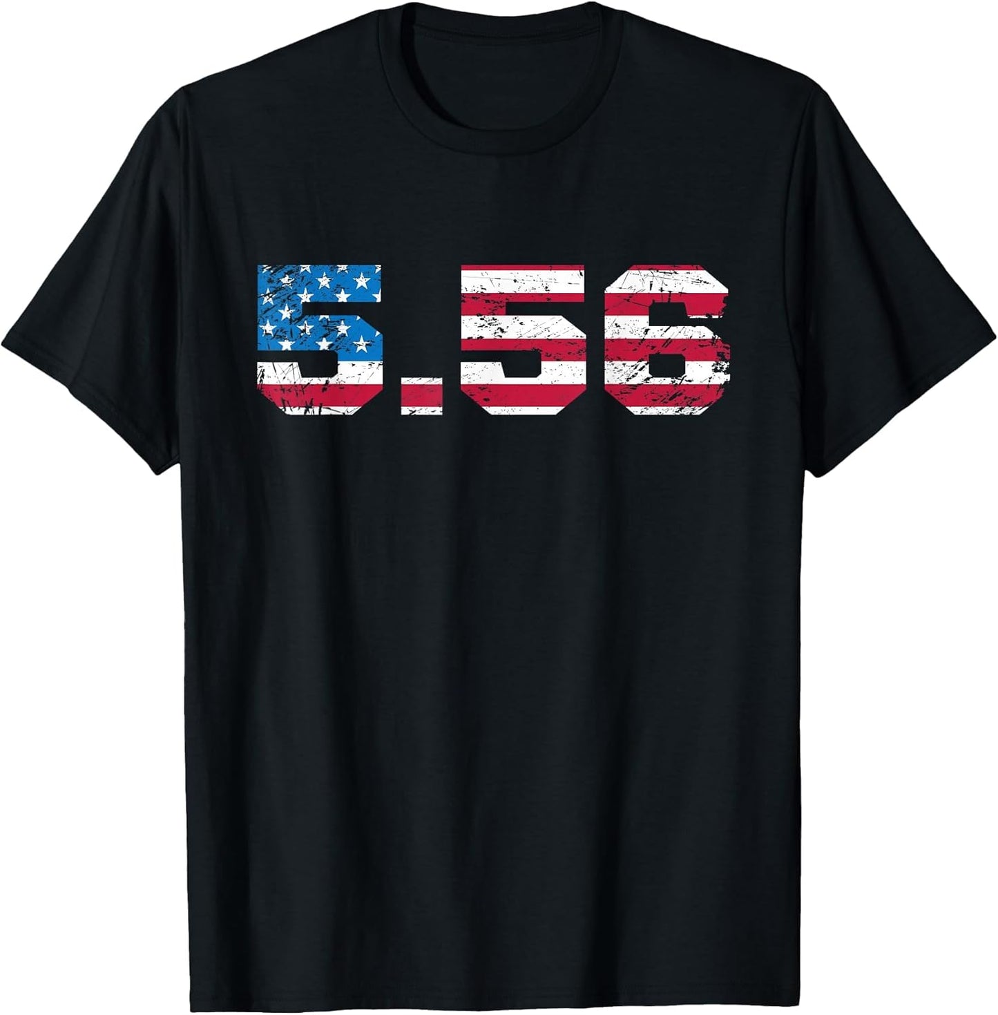 5.56 Rifle Cartridge USA Flag Military & Hunter Enthusiast