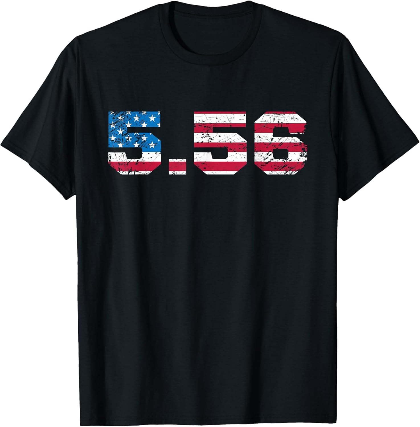 5.56 Rifle Cartridge USA Flag Military & Hunter Enthusiast