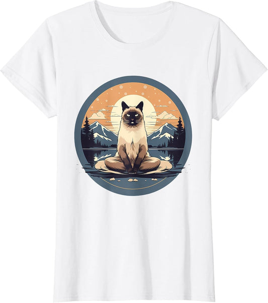 Snowshoe Cat Meditation Yoga