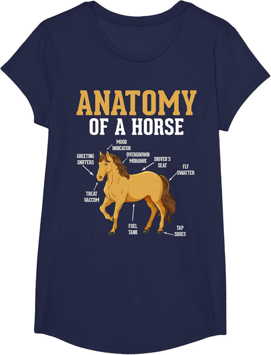 Anatomy of A Horse Funny Equestrian Neigh Horse Lovers