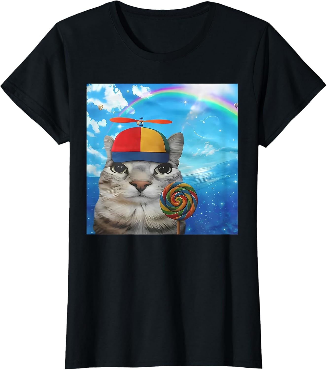 Happy Cat Dreamcore Funny Silly Kitten Brainrot Meme