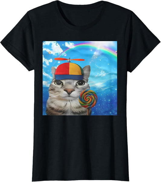 Happy Cat Dreamcore Funny Silly Kitten Brainrot Meme