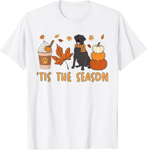 Tis The Season Labrador Retriever Fall Autumn Pumpkin Coffee