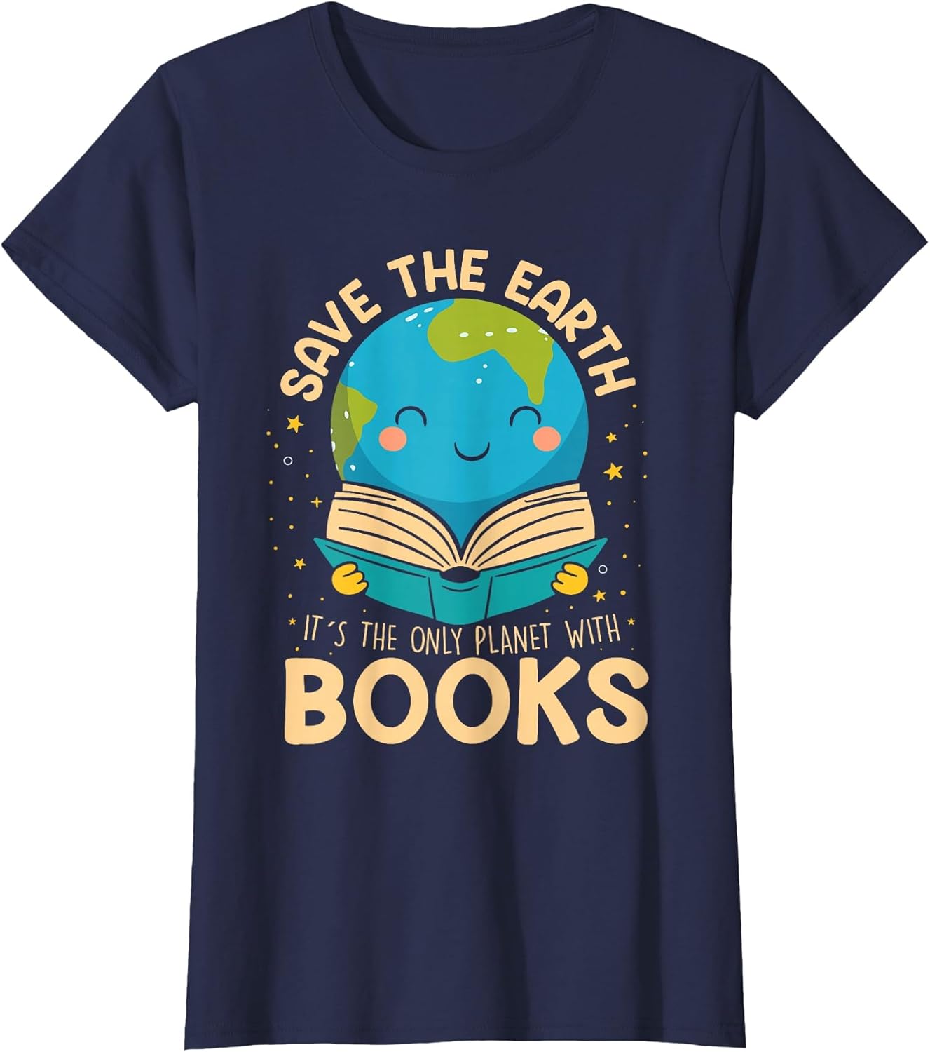 Save Earth It´s Only Planet with Books Reader Earth Day