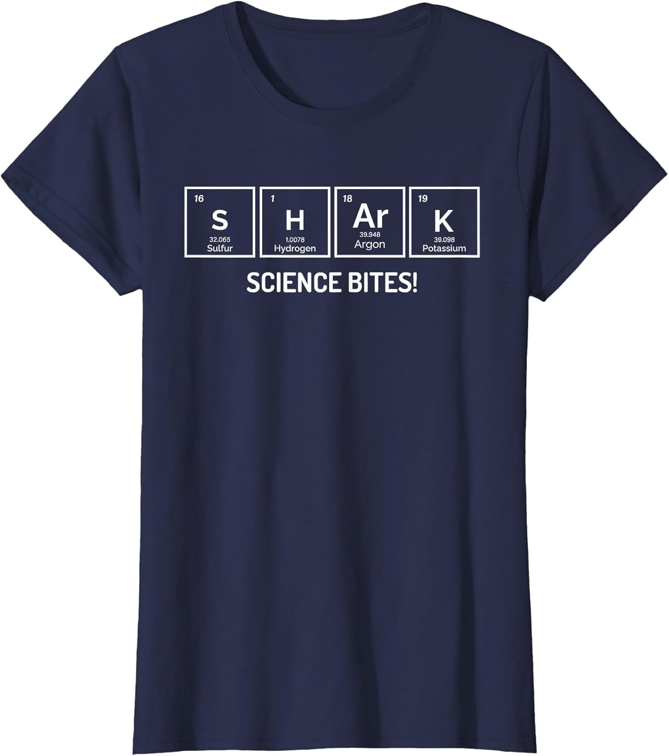 Shark Science Bites Funny Periodic Table Chemistry
