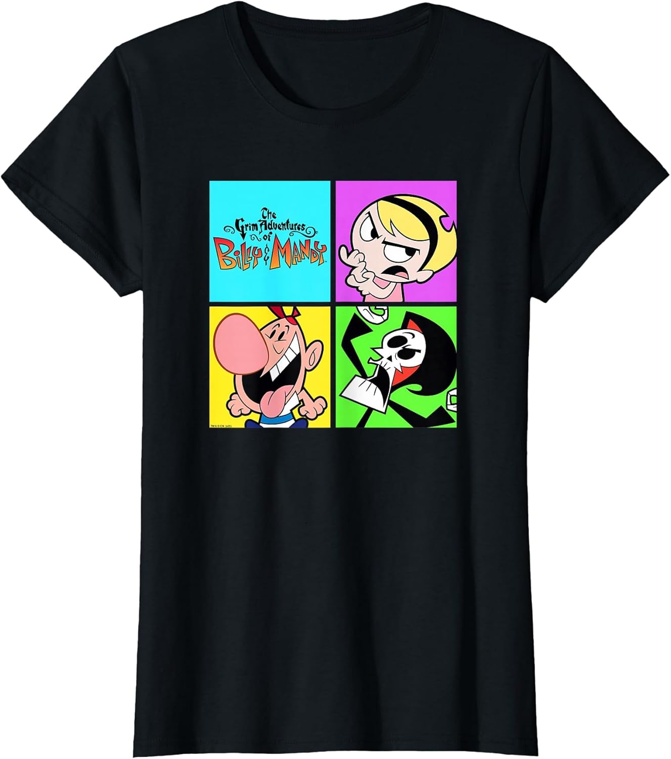 Grim Adventures of Billy & Mandy Pop Art Grid Cartoon