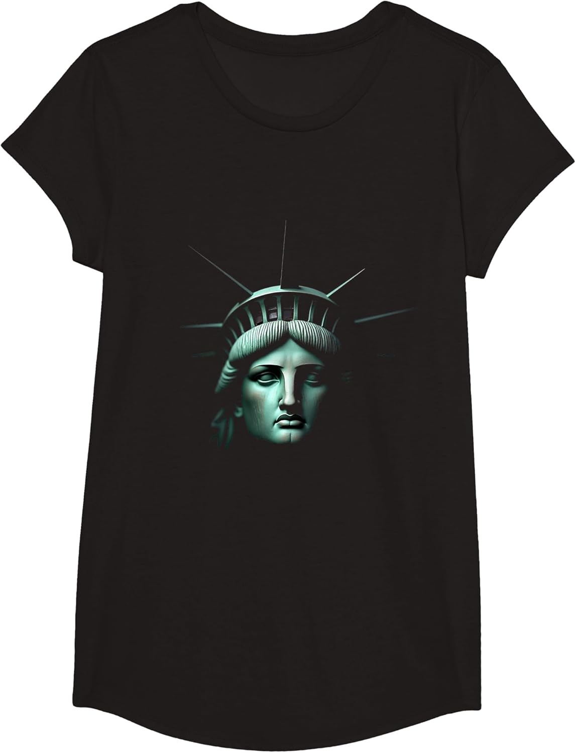Statue of Liberty Face New York American Symbol Art