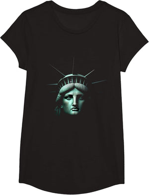 Statue of Liberty Face New York American Symbol Art
