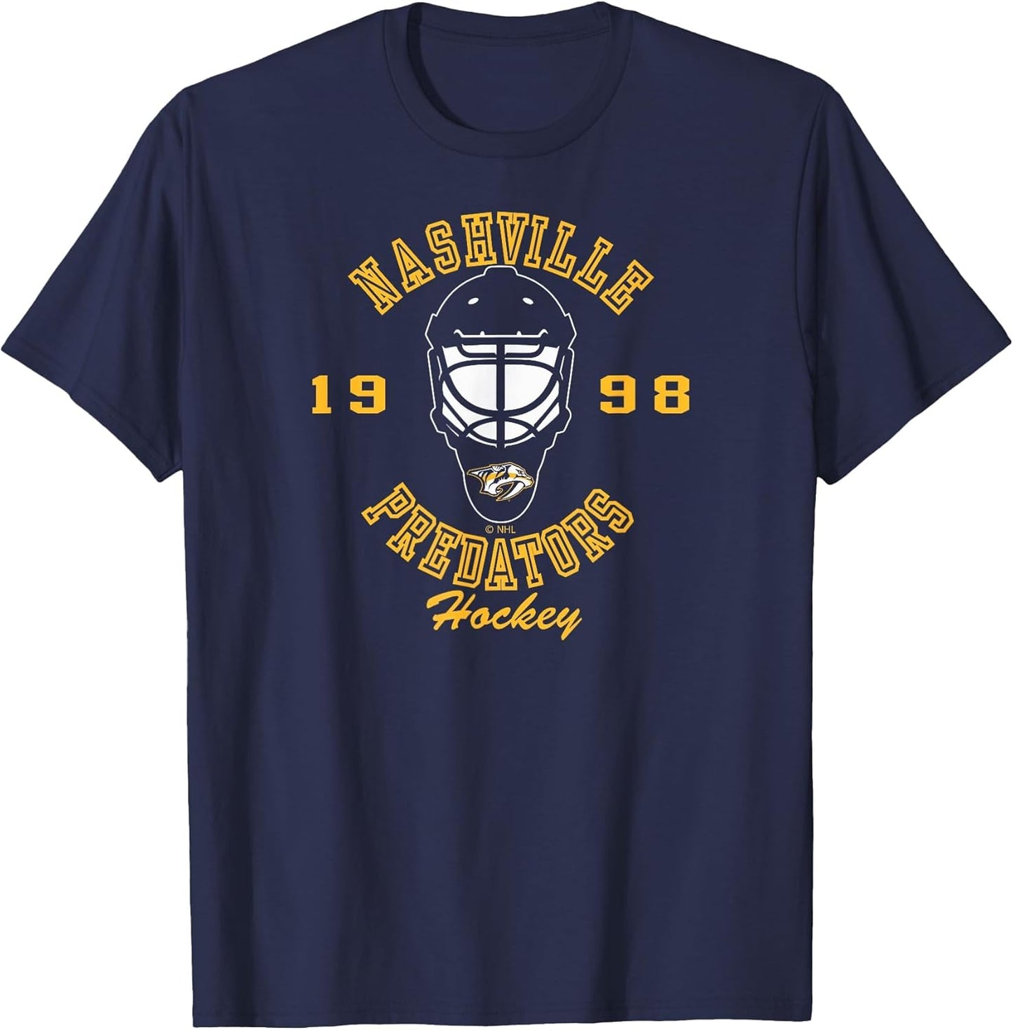 Nashville Predators Hockey Mask Navy Officially Licensed