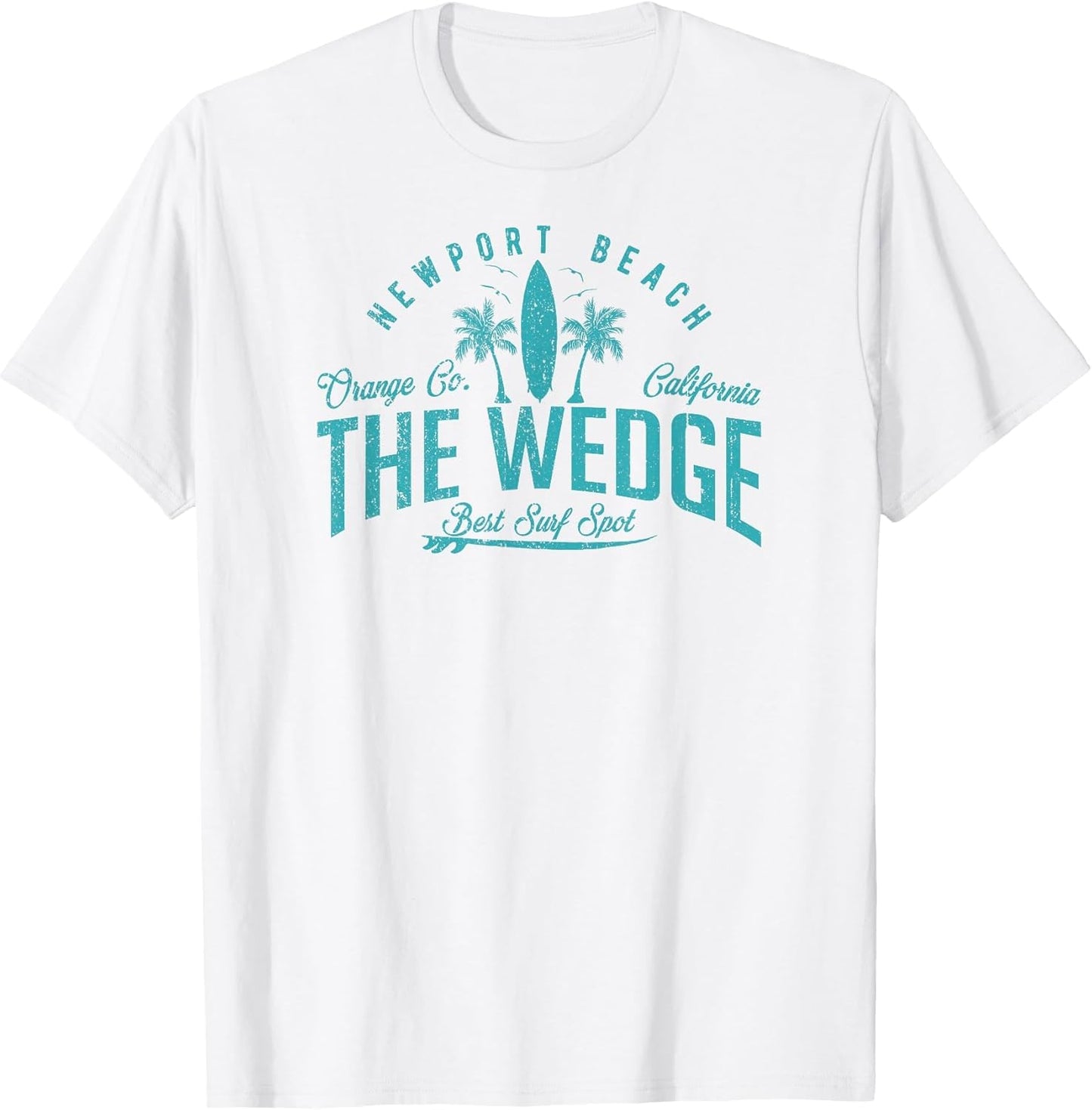 Vintage The Wedge Best Surf Spot Newport Beach Badge