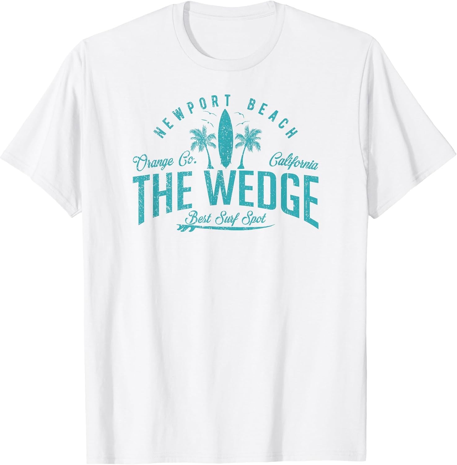 Vintage The Wedge Best Surf Spot Newport Beach Badge