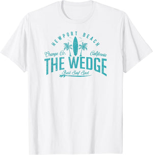 Vintage The Wedge Best Surf Spot Newport Beach Badge