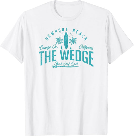 Vintage The Wedge Best Surf Spot Newport Beach Badge