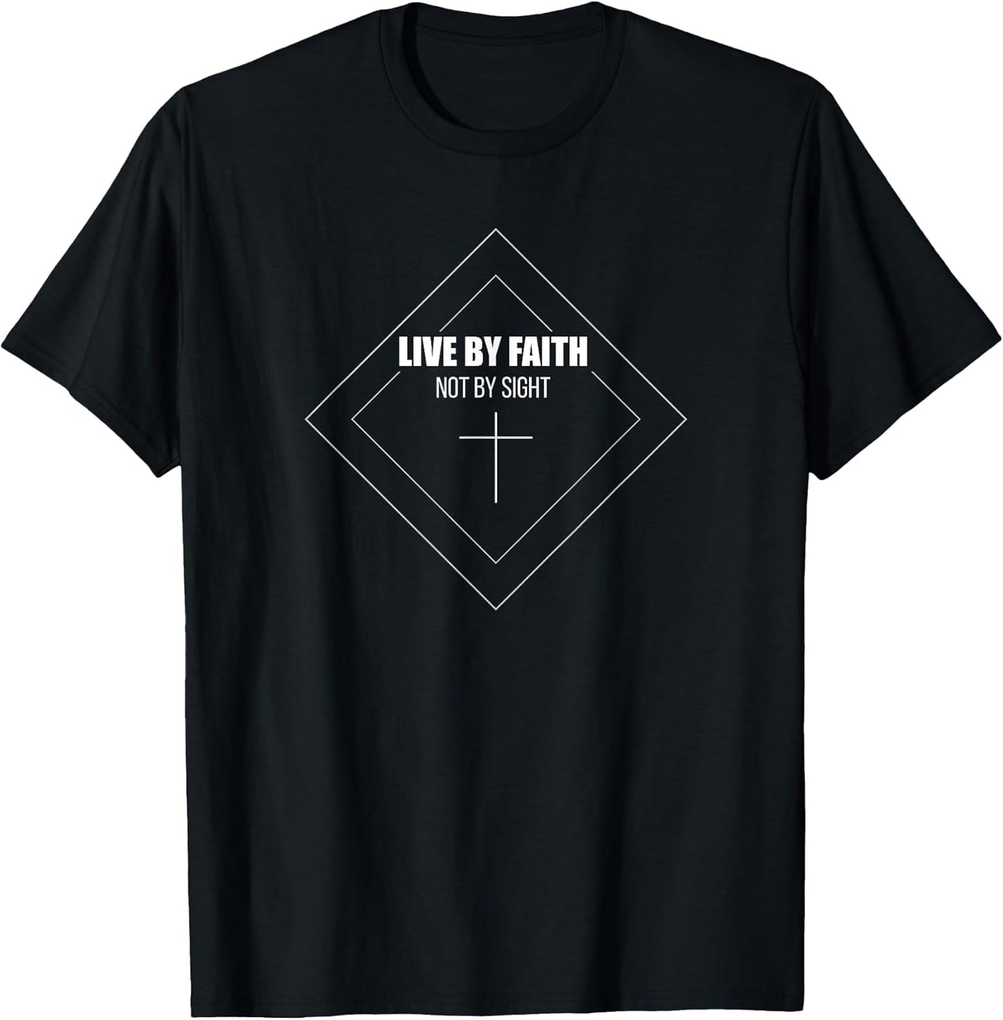 Christian,Faith , Religious Shirt, Live by Faith