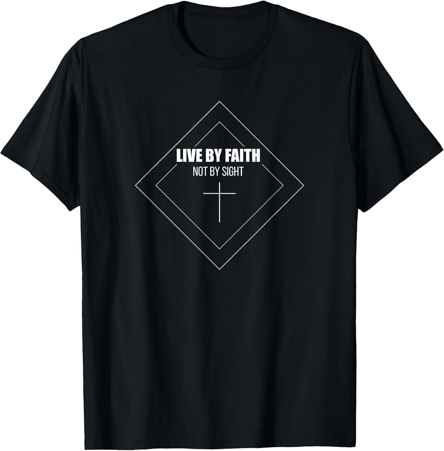 Christian,Faith , Religious Shirt, Live by Faith