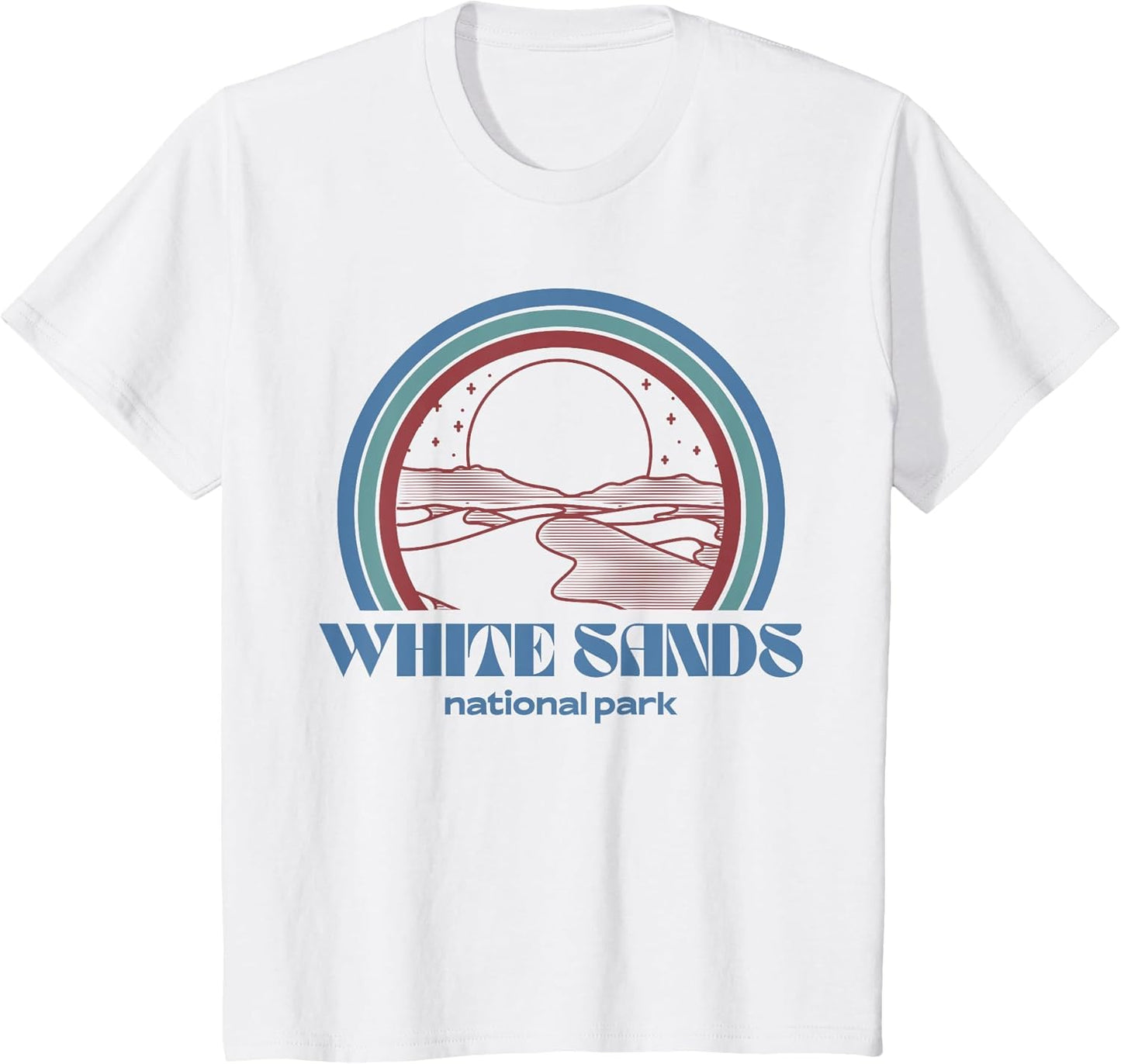 White Sands National Park Retro Vintage Style Outdoor Hiking