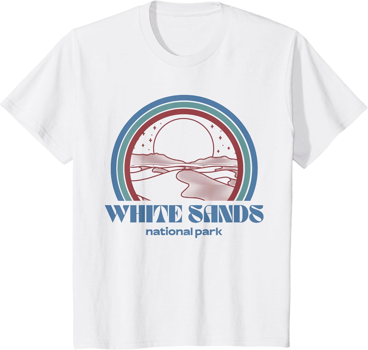 White Sands National Park Retro Vintage Style Outdoor Hiking