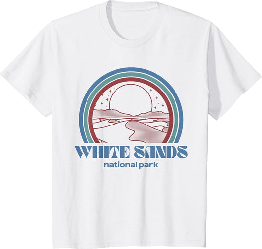 White Sands National Park Retro Vintage Style Outdoor Hiking