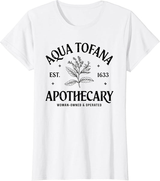 Funny Feminist Aqua Tofana Apothecary Vintage Apparel