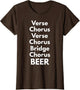 Verse Chorus Bridge Beer