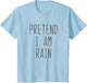 Pretend I'm Rain Costume Halloween Funny Lazy Adult Kids
