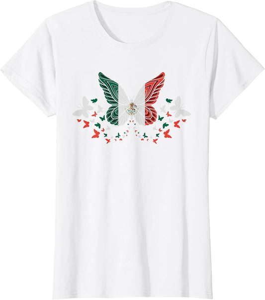Mexico Mexican Mexico Flag Butterflies